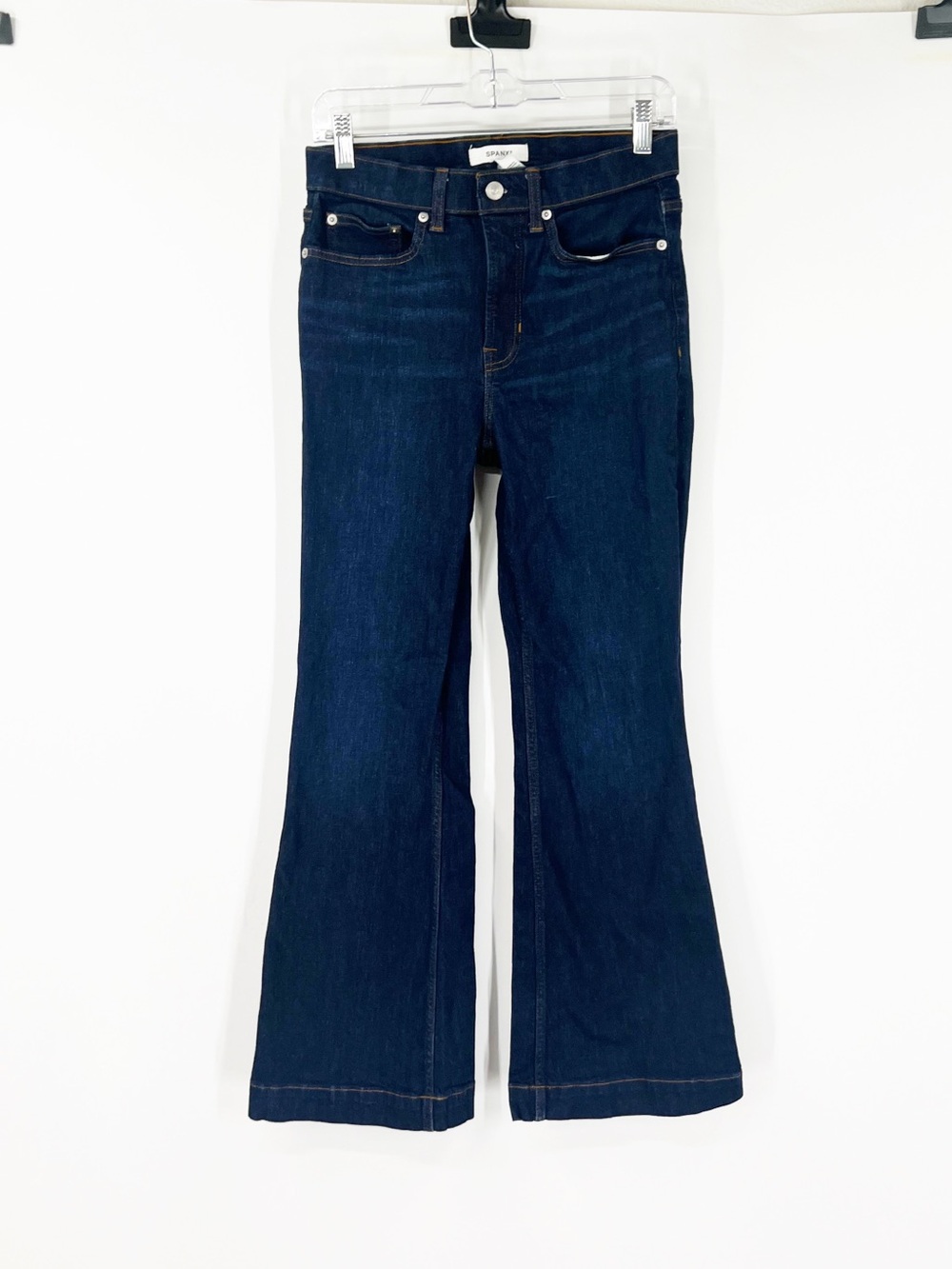 Spanx Flare Jeans Pull-On Dark Wash